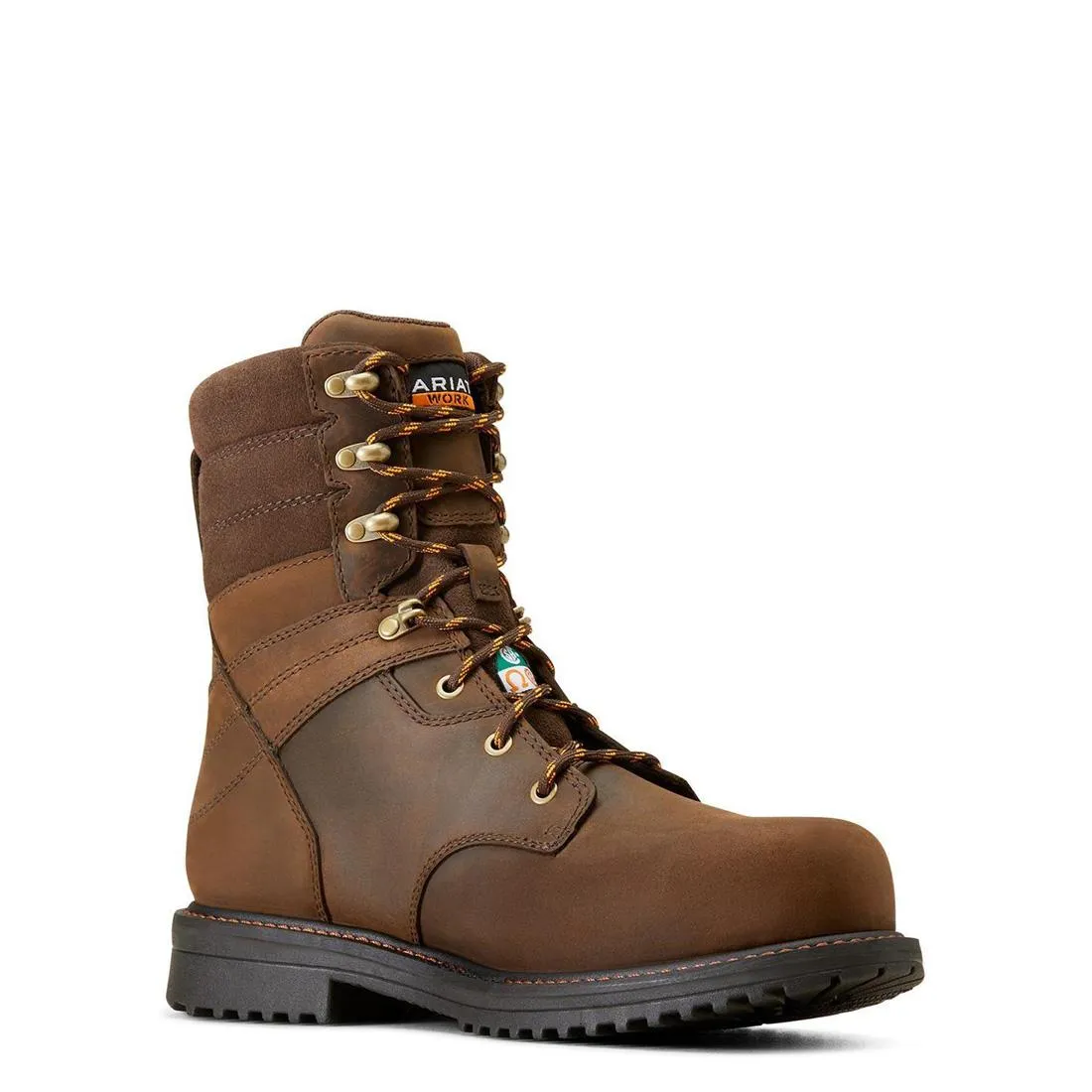 Botte de travail RigTEK 8 pouces à embout composite CSA imperméable couleur marron huilé vieilli