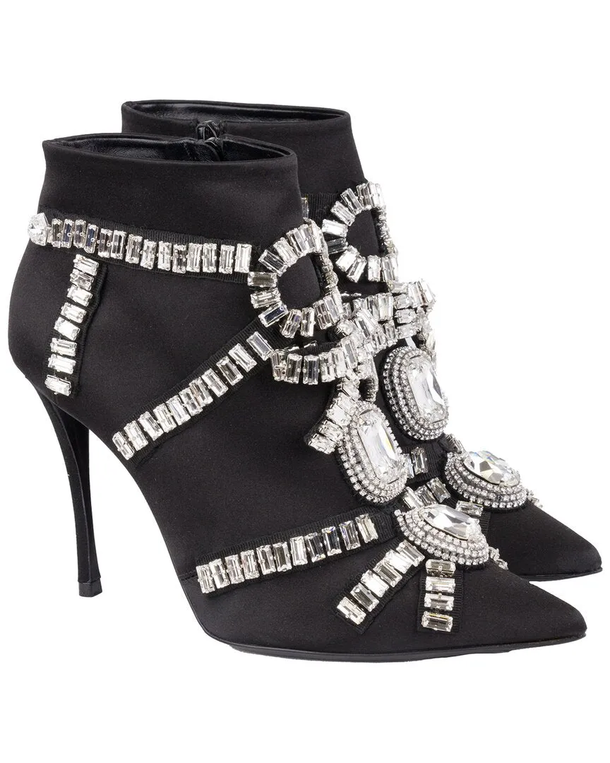 Roger Vivier Bottines en Satin Diamanté pour le Soir_Roger-Vivier