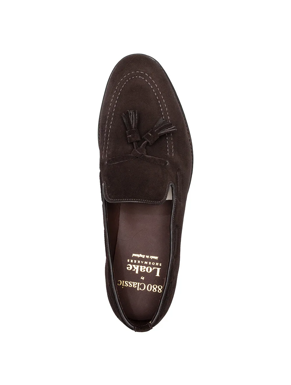 Mocassin en daim Russel Marron