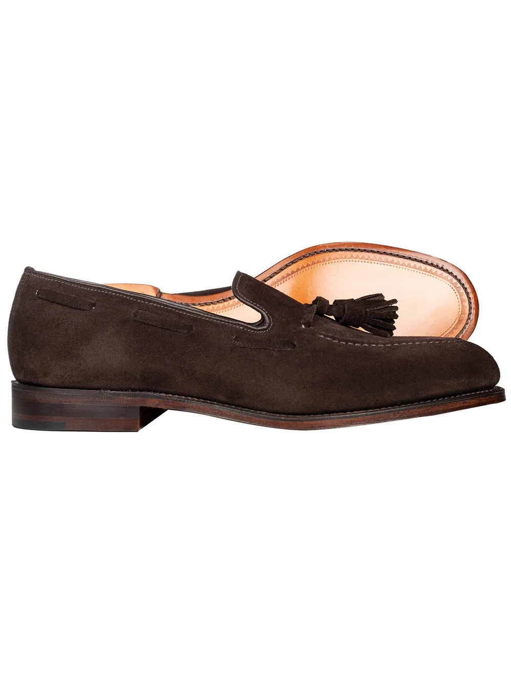 Mocassin en daim Russel Marron