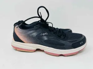 Ryka Taille 8 Noir/Rose/Blanc Chaussures à Lacets en Mesh Sneakers