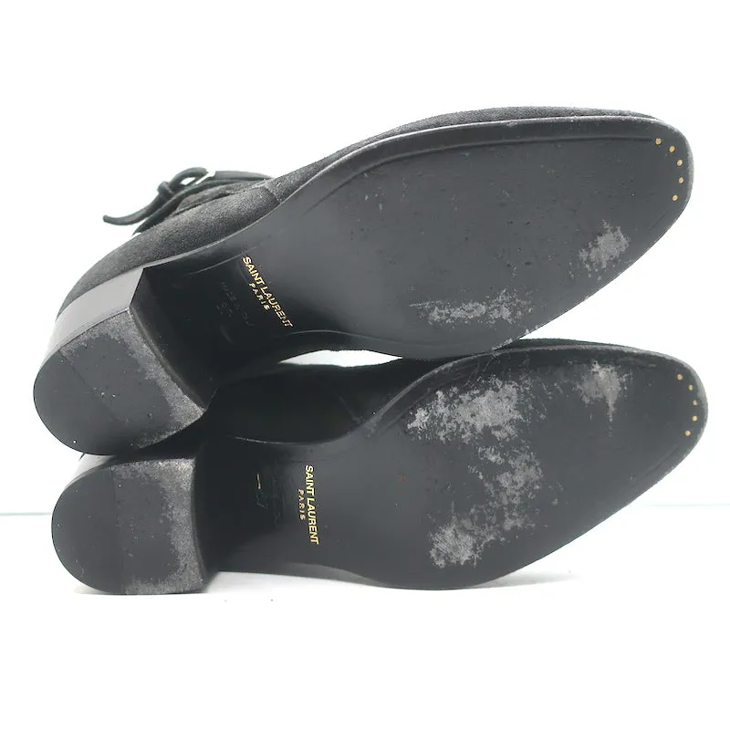 Bottes chelsea Jodhpur Saint Blake en daim noir taille 37