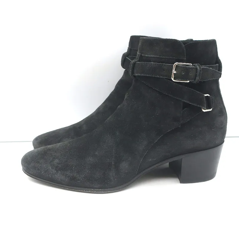 Bottes chelsea Jodhpur Saint Blake en daim noir taille 37