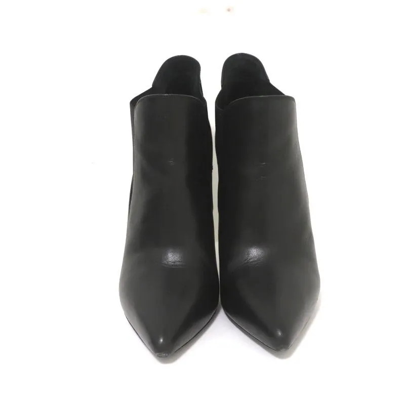 Bottes Chelsea Saint Laurent Paris en cuir noir taille 40.5 à bout pointu