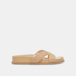 SELDA SANDALES LARGES LT RAFFIA NATUREL