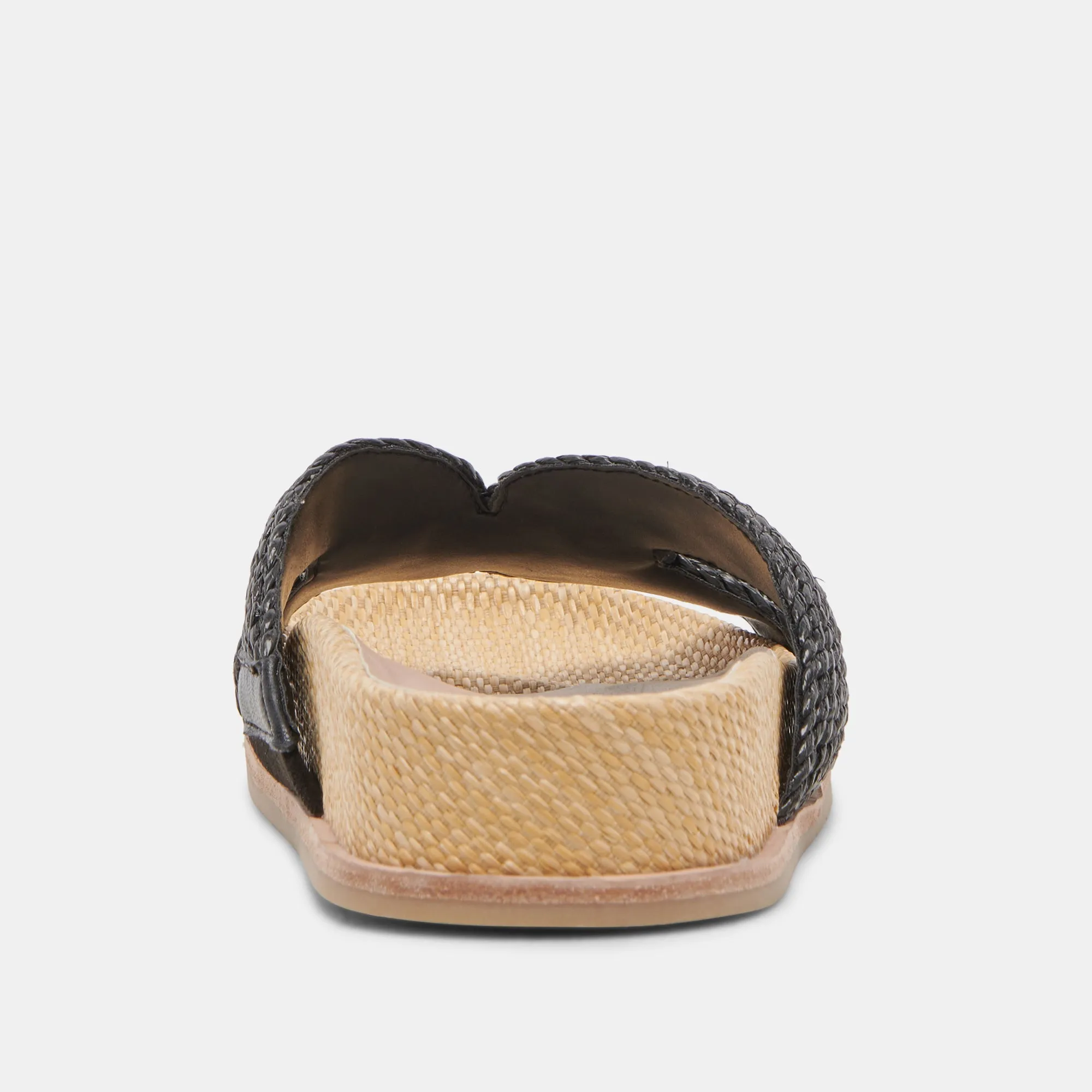 SELDA SANDALES LARGES ONYX RAFFIA