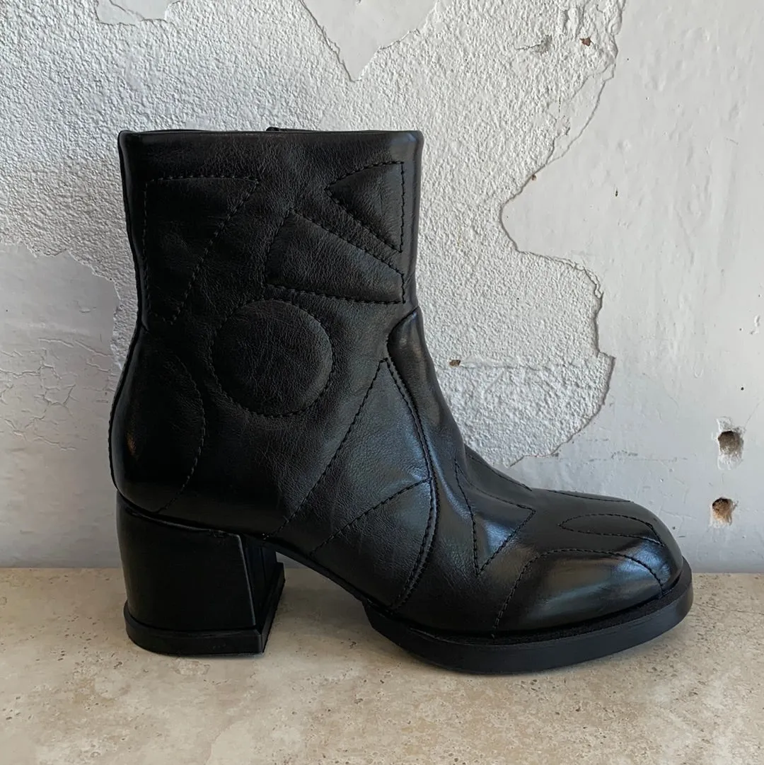 Sempri Di par AS98 B41210 Chaussures Noires_Sempre-Di