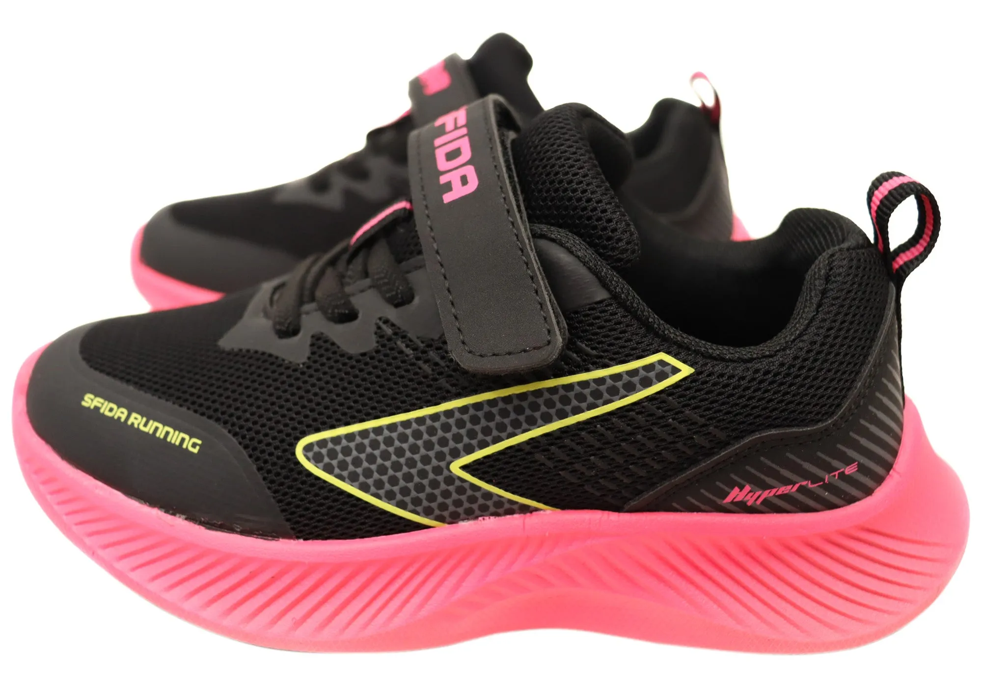 Chaussures de sport confortables pour filles Kaleido Kids à bande ajustable Sfida