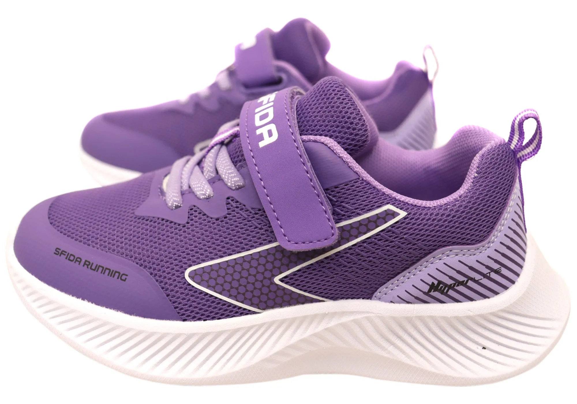 Chaussures de sport confortables pour filles Kaleido Kids à bande ajustable Sfida