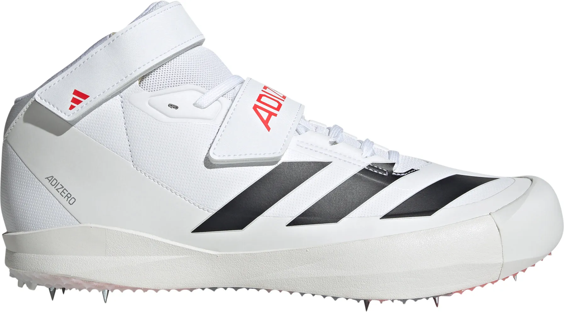 Chaussures Adidas pour hommes Adidas Adizero Javelin Pointes pour épreuves de lancer - Blanc