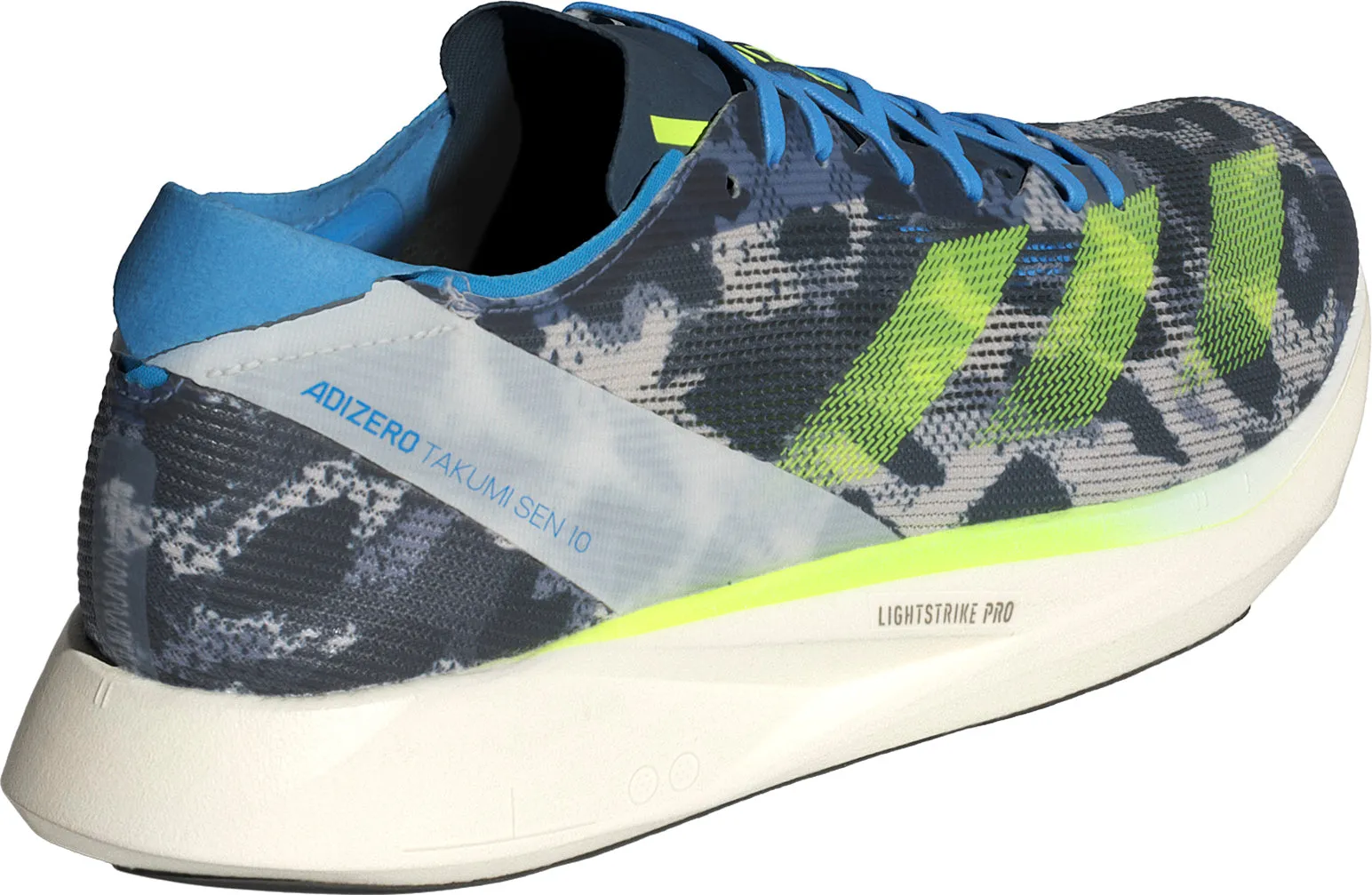 Chaussures Adidas Homme Chaussures de course Adizero Takumi Sen 10 pour hommes - Bleu