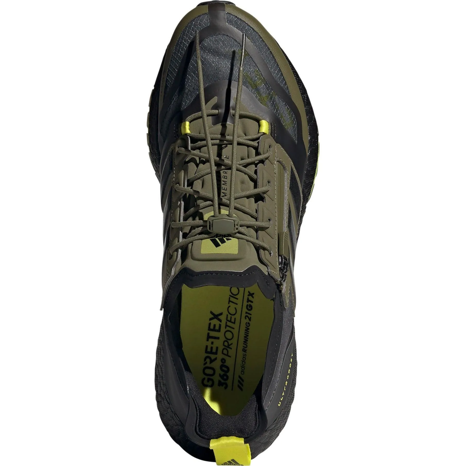 Chaussures Adidas Homme Chaussures de course adidas Ultra Boost 21 GORE-TEX pour hommes - Vert