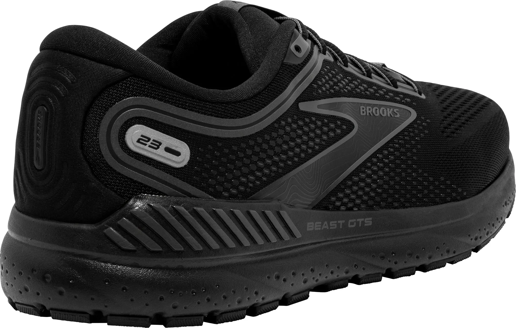 Chaussures de course Brooks Brooks Beast GTS 23 WIDE FIT pour hommes - Noir