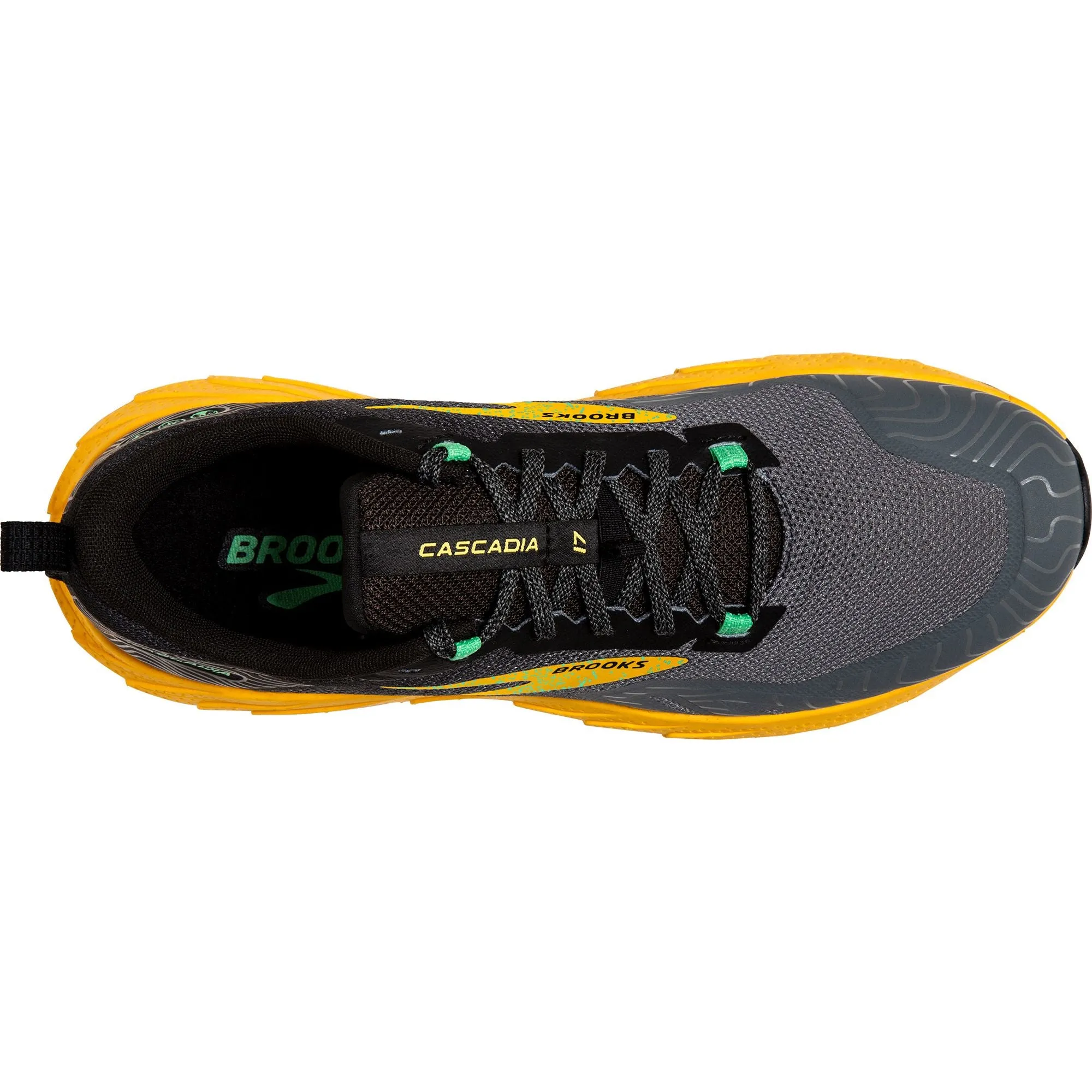 Chaussures de trail Brooks Brooks Cascadia 17 pour hommes - Gris