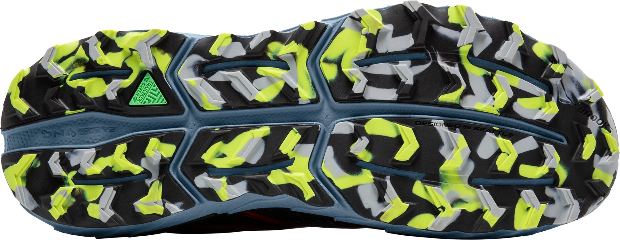 Chaussures de trail Brooks Cascadia 18 pour homme - Bleu
