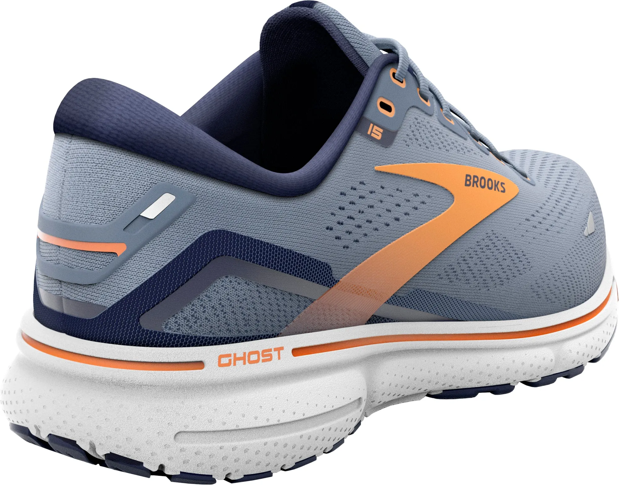 Chaussures de course Brooks Ghost 15 pour hommes - Gris