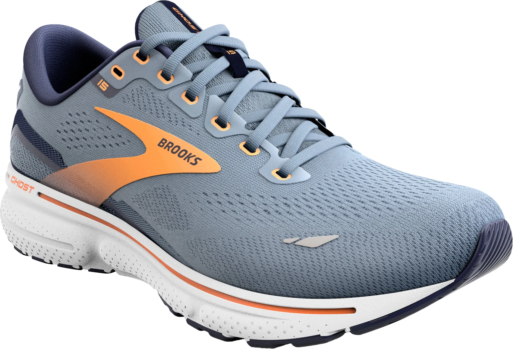Chaussures de course Brooks Ghost 15 pour hommes - Gris