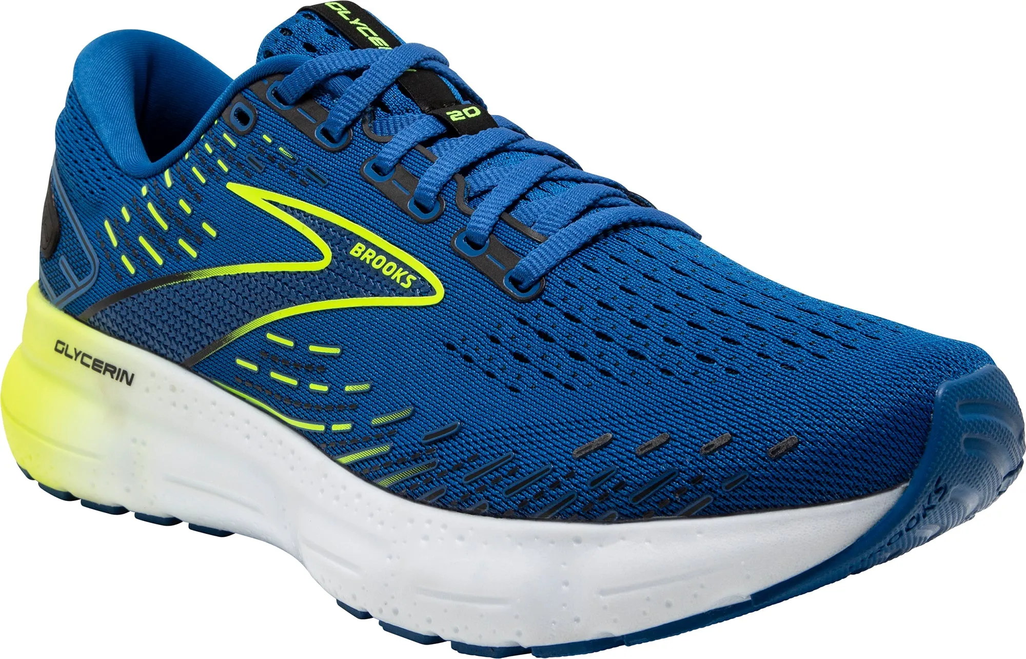 Chaussures de course Brooks Glycerin 20 pour homme - Bleu
