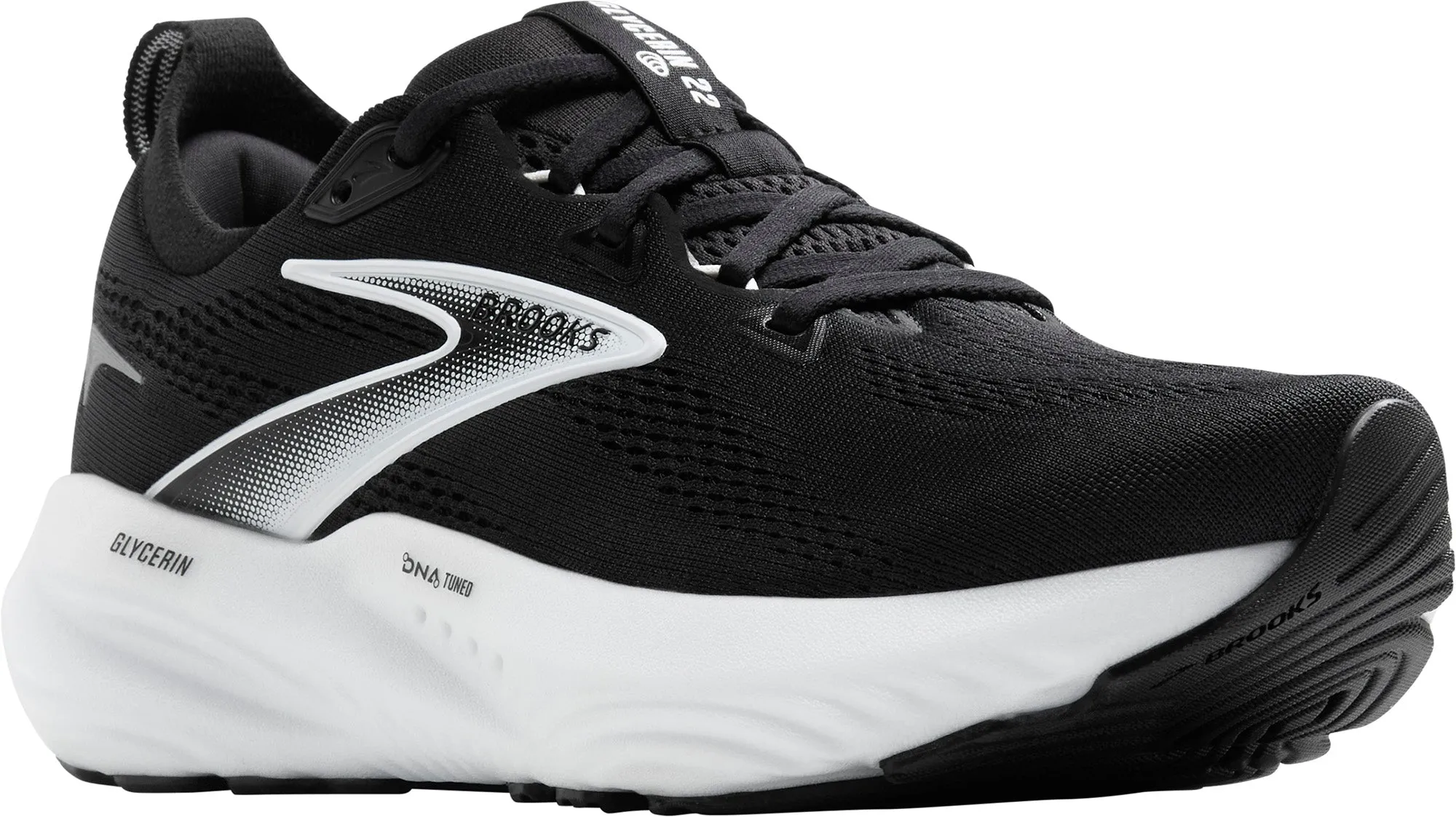 Chaussures de course Brooks Glycerin 22 WIDE FIT pour femmes - Noir