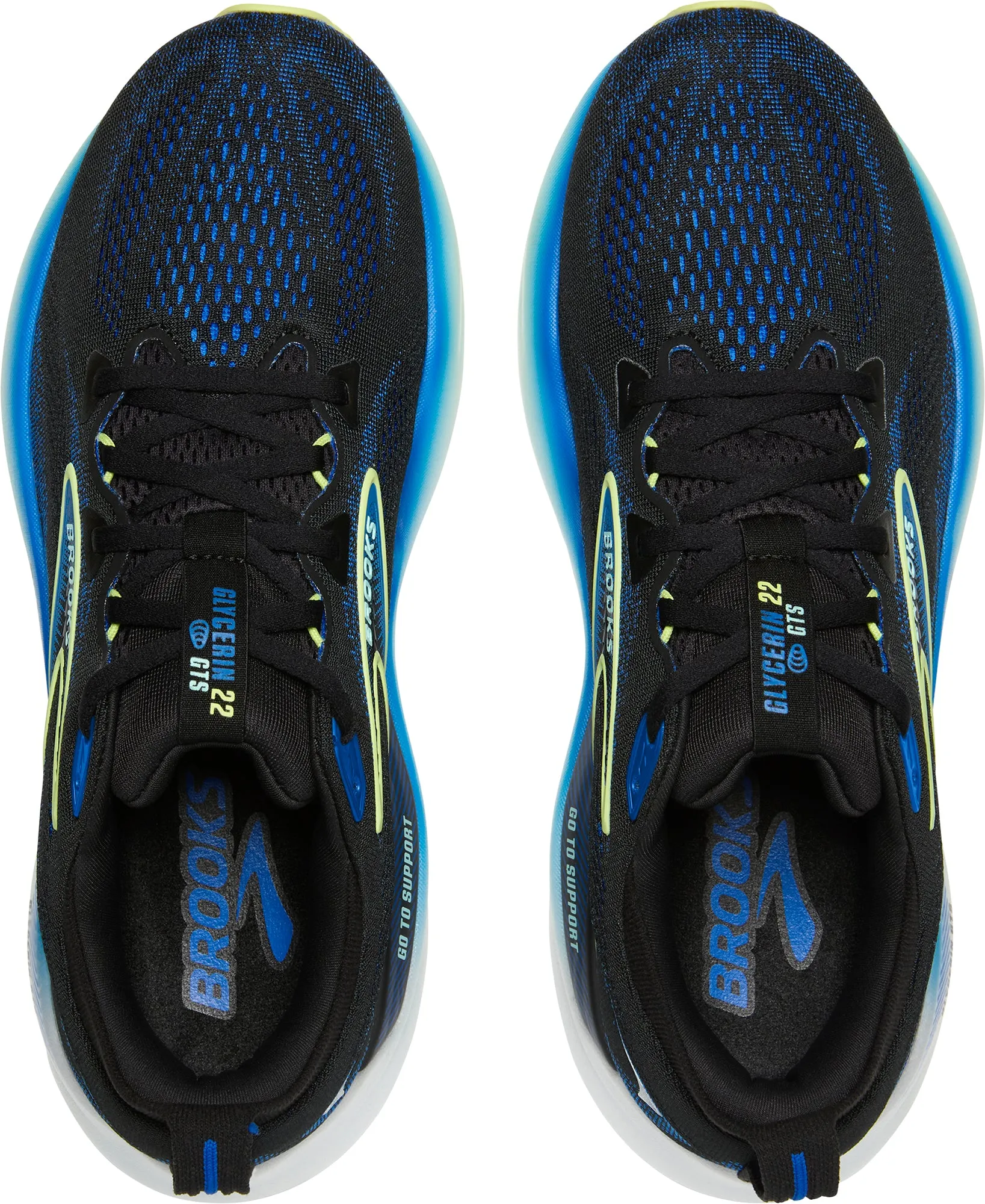 Chaussures de course Brooks Brooks Glycerin GTS 22 pour hommes - Noir