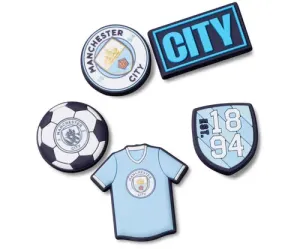 Chaussures Crocs Jibbitz™ Manchester City FC Pack de 5
