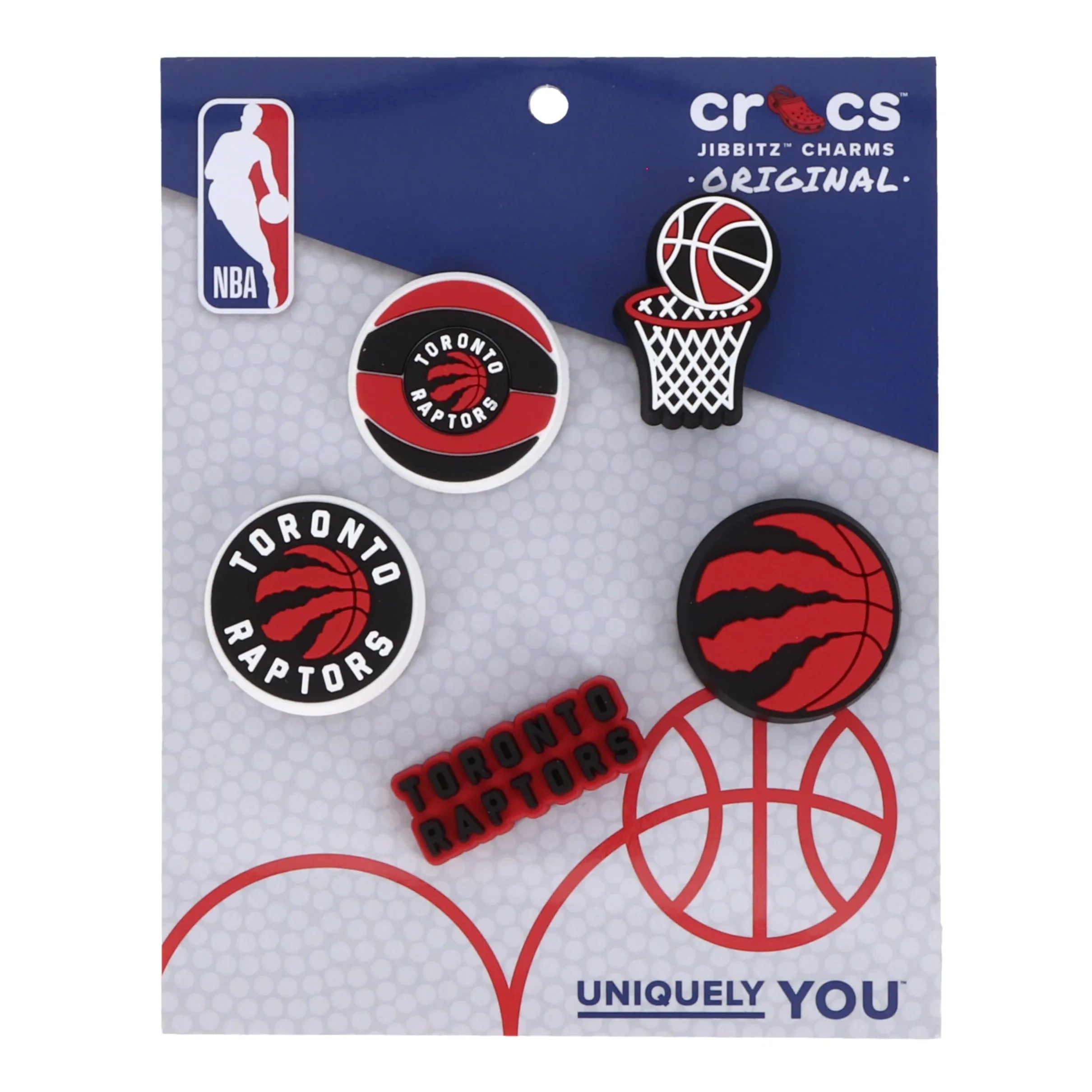 Chaussures Crocs Jibbitz™ NBA Toronto Raptors - Pack de 5