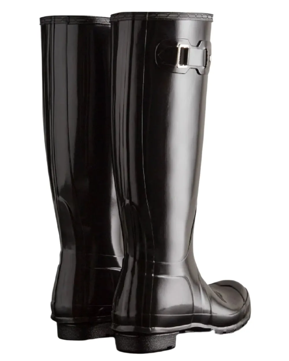 Bottes en caoutchouc Hunter Original Hautes Brillantes pour Femmes