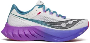 Chaussures de course Saucony Endorphin Pro 4 pour hommes - Blanc