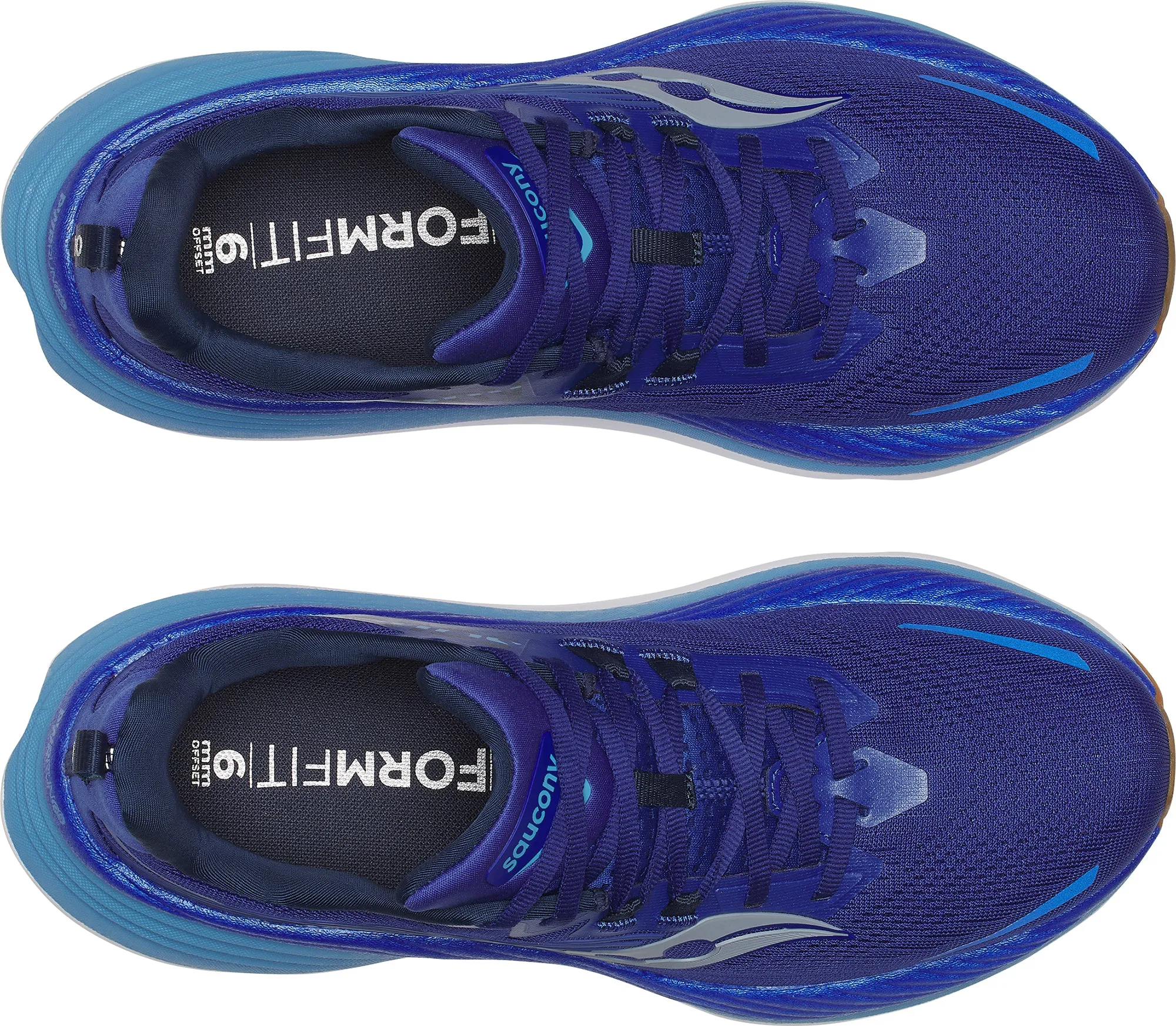 Chaussures de course Saucony Hurricane 24 pour homme - Bleu