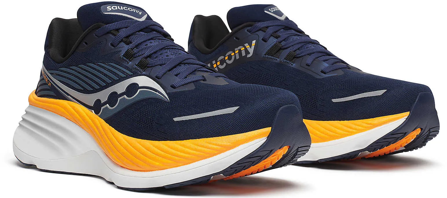Chaussures de course Saucony Hurricane 24 pour hommes - Marine