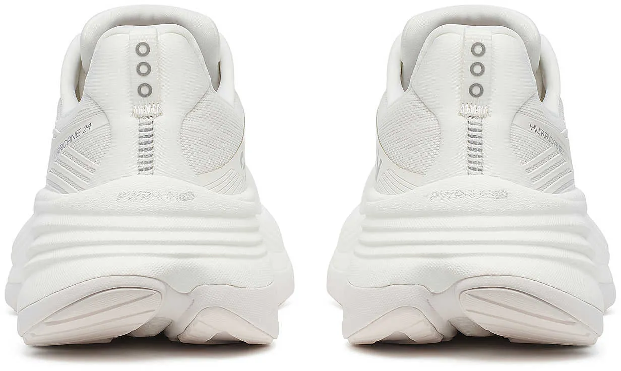 Chaussures de course Saucony Hurricane 24 pour hommes - Blanc