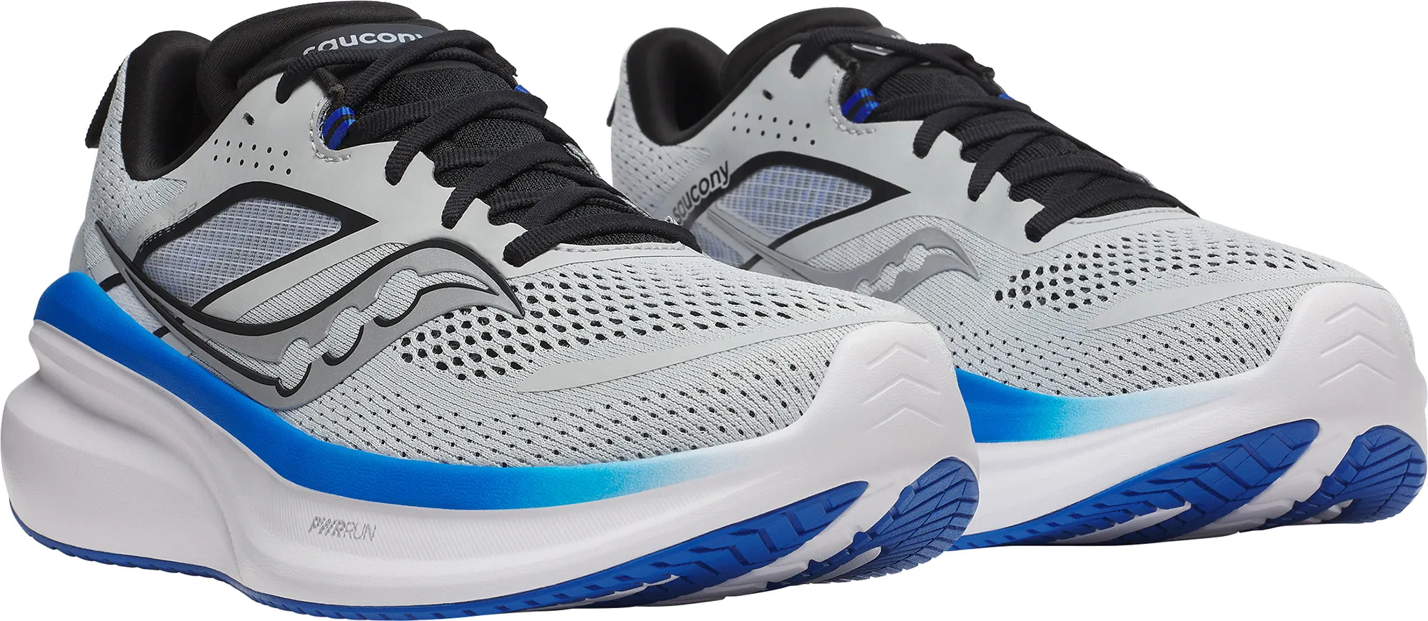 Chaussures de course Saucony Omni 22 pour hommes - Gris