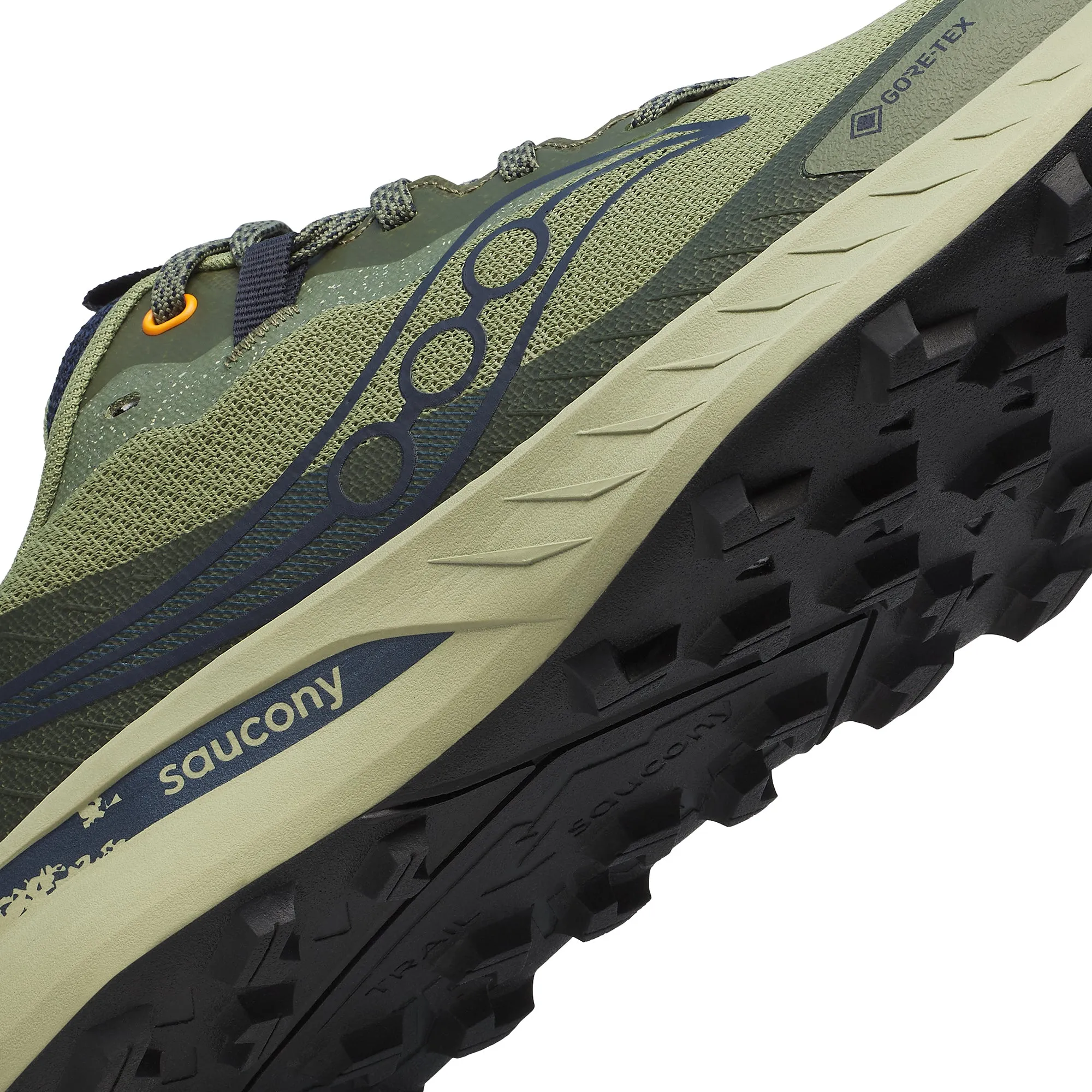 Chaussures de trail Saucony Peregrine 15 GORE-TEX pour homme - Vert