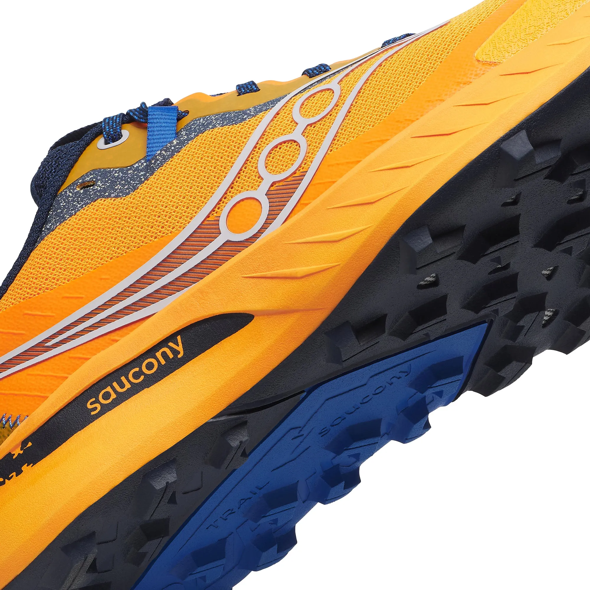 Chaussures de trail Saucony Peregrine 15 pour hommes - Orange