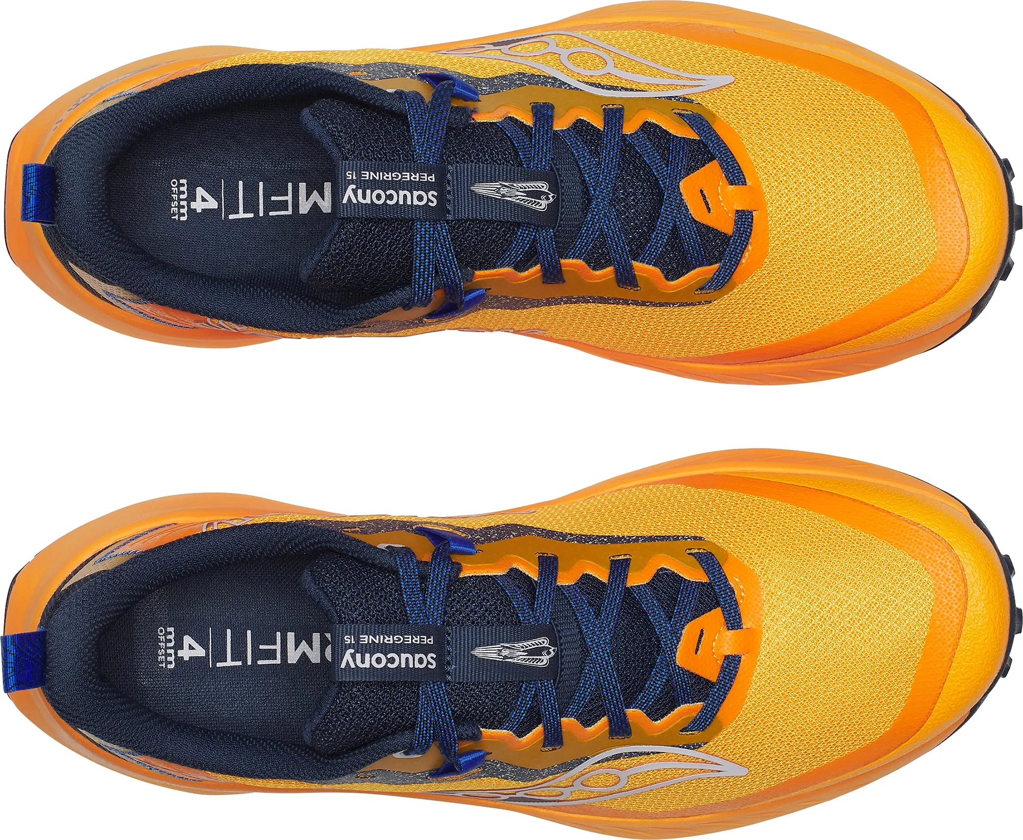 Chaussures de trail Saucony Peregrine 15 pour hommes - Orange