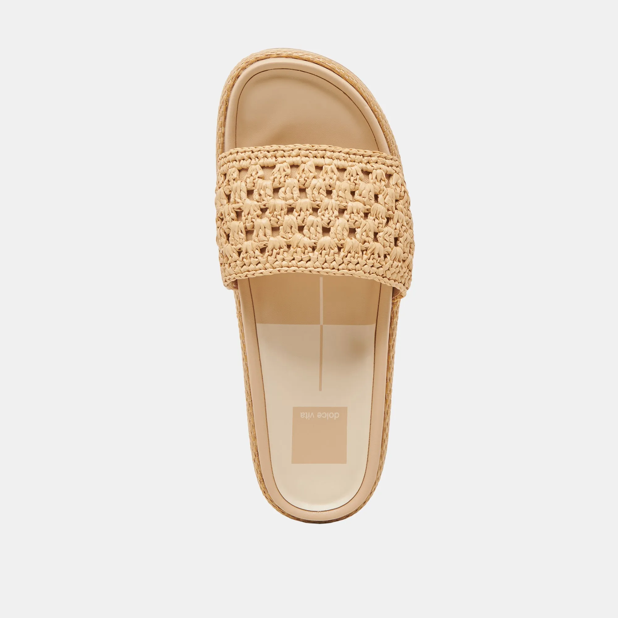 SANDALES SIDONA LT EN RAFFIA NATUREL