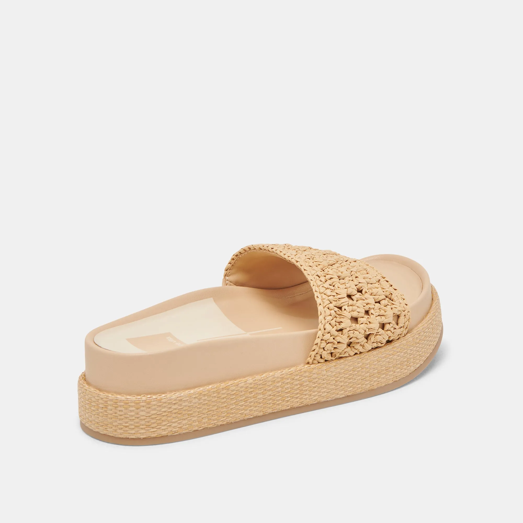 SANDALES SIDONA LT EN RAFFIA NATUREL