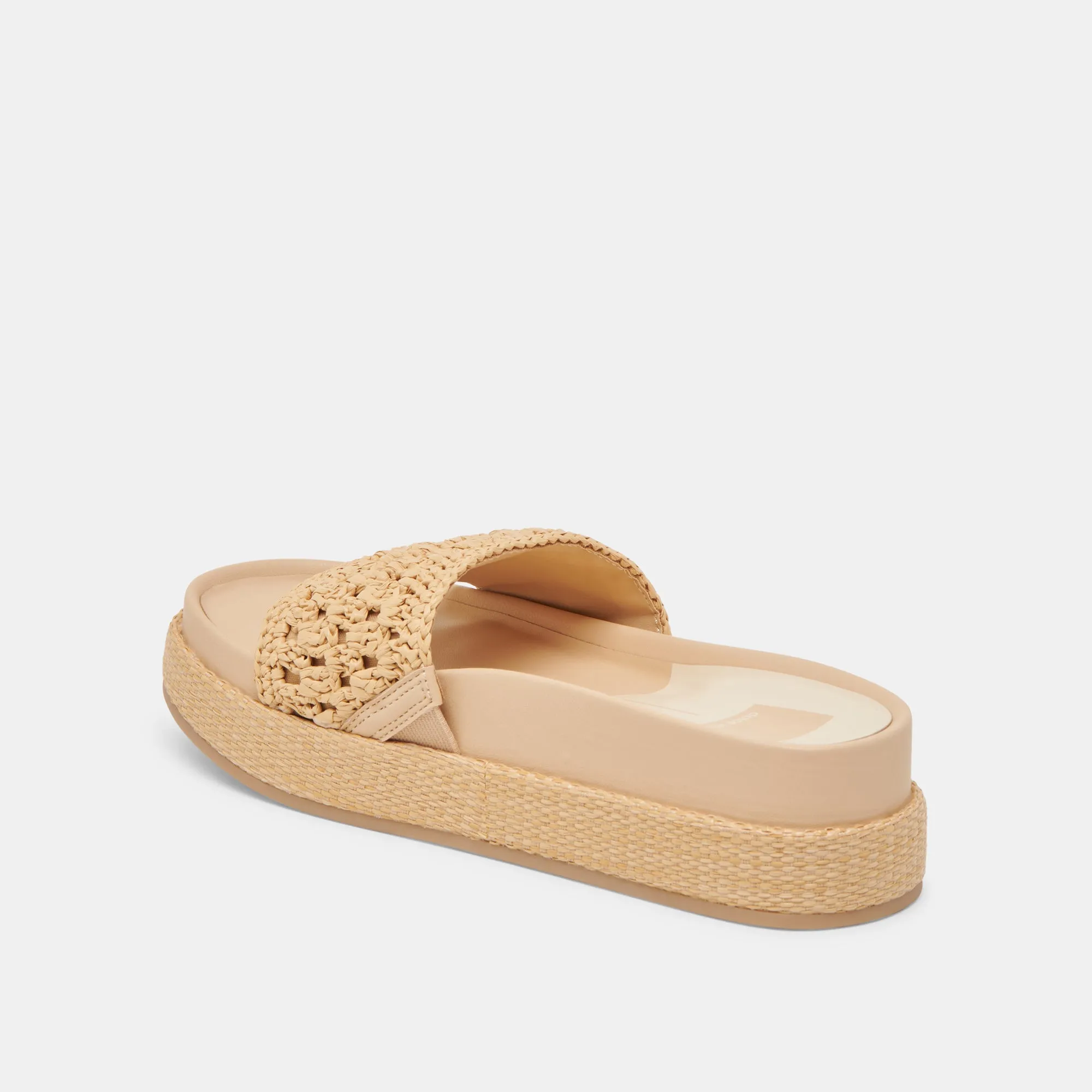SANDALES SIDONA LT EN RAFFIA NATUREL