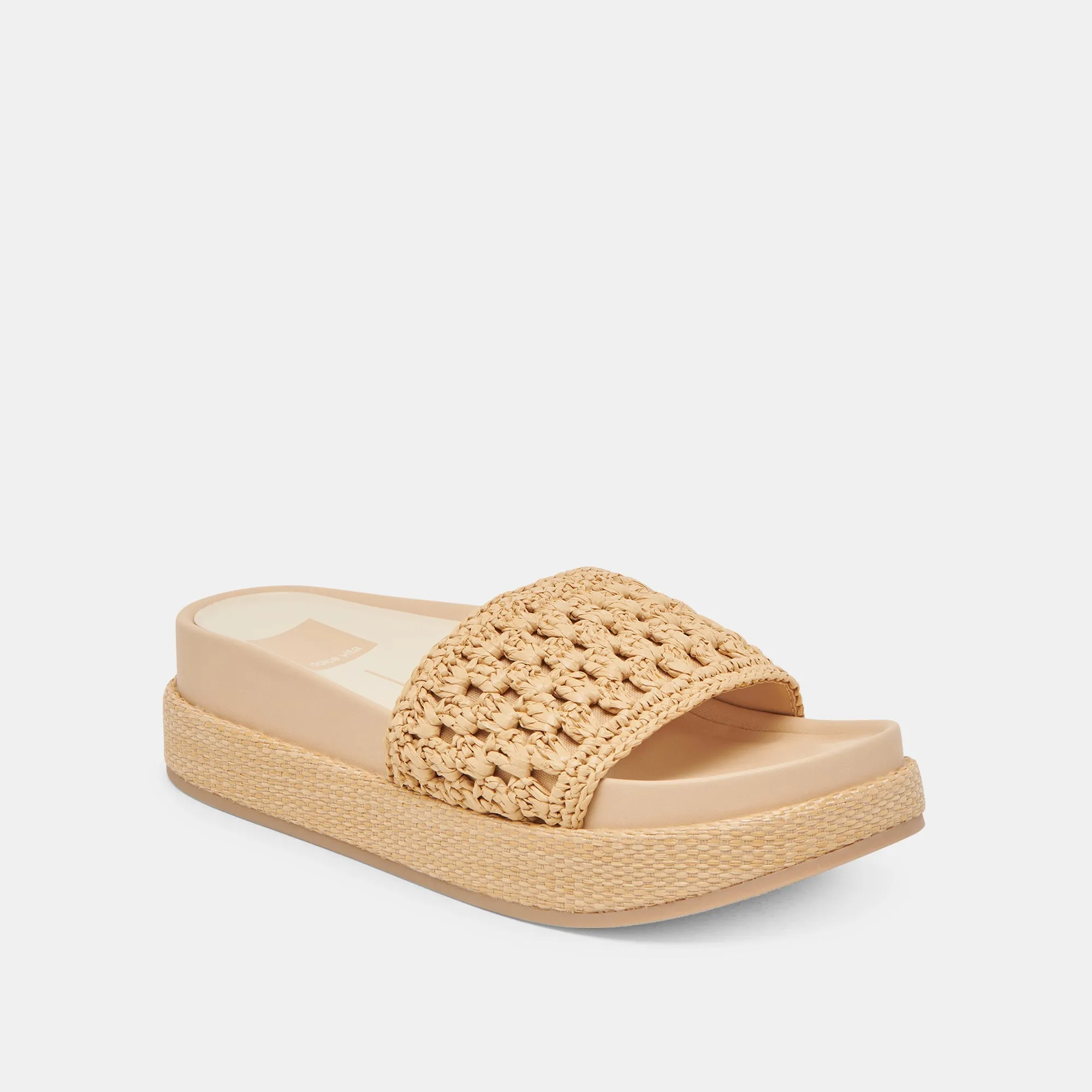 SANDALES SIDONA LT EN RAFFIA NATUREL