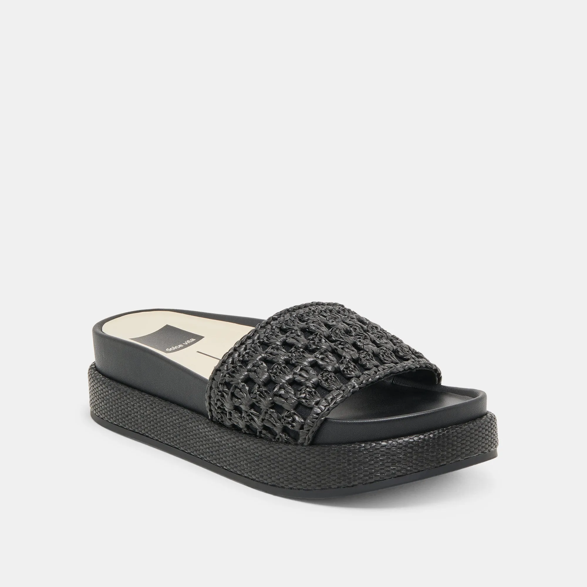 SANDALES SIDONA ONYX EN RAFFIA