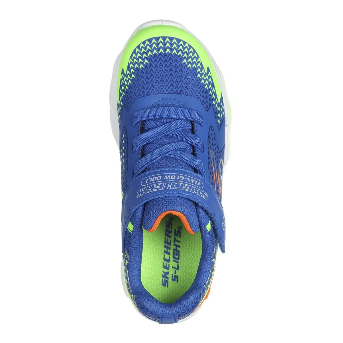 Skechers Garçon (Préscolaire) 400138LRYMT S Lights : Flex-Glow Bolt Royal/Multicolore