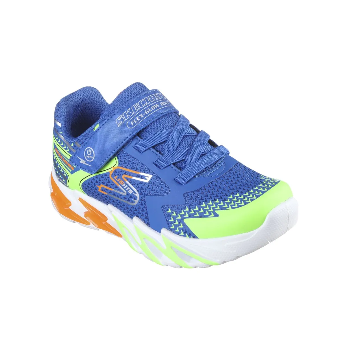 Skechers Garçon (Préscolaire) 400138LRYMT S Lights : Flex-Glow Bolt Royal/Multicolore