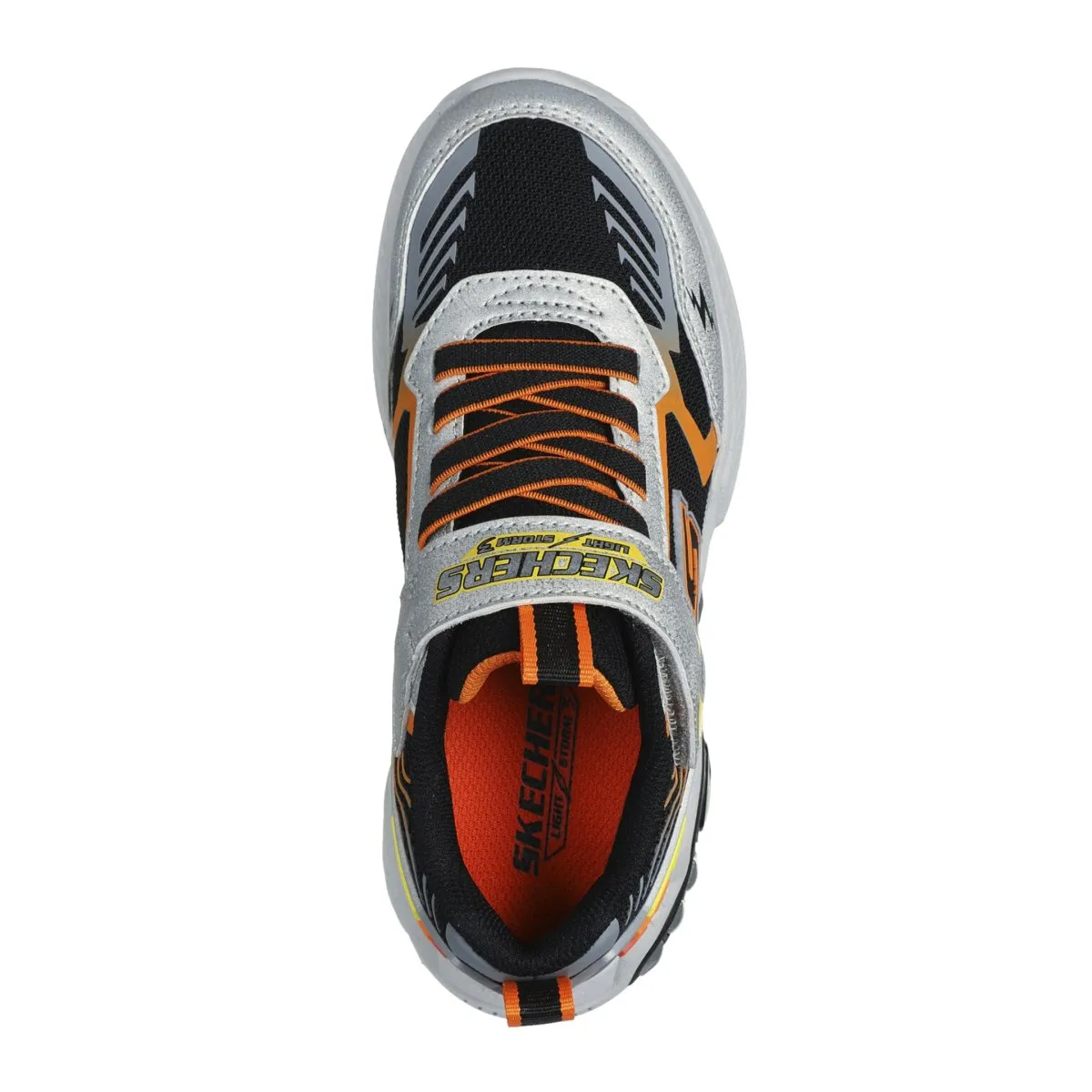 Skechers Garçon (Préscolaire) 400151LSLBK Light Storm 3.0 Argent/Noir