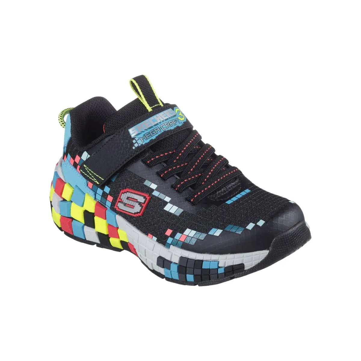 Skechers Garçon (Préscolaire) 402182LBKMT Mega-Craft 3.0 Noir Multicolore