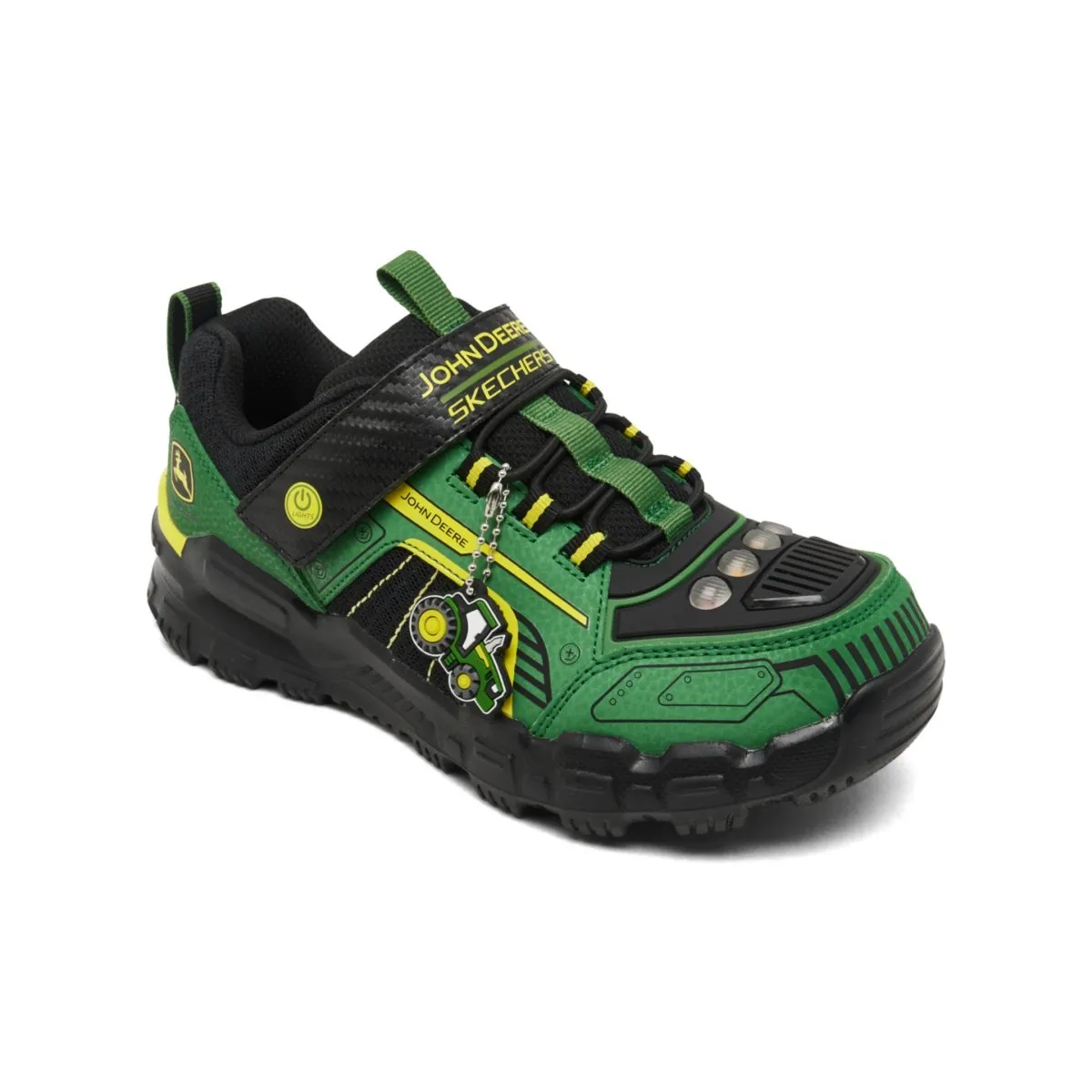 Skechers Garçon (Préscolaire) John Deere : Aventure Piste - Résistant-Vifs 407061LGNBK Vert/Noir