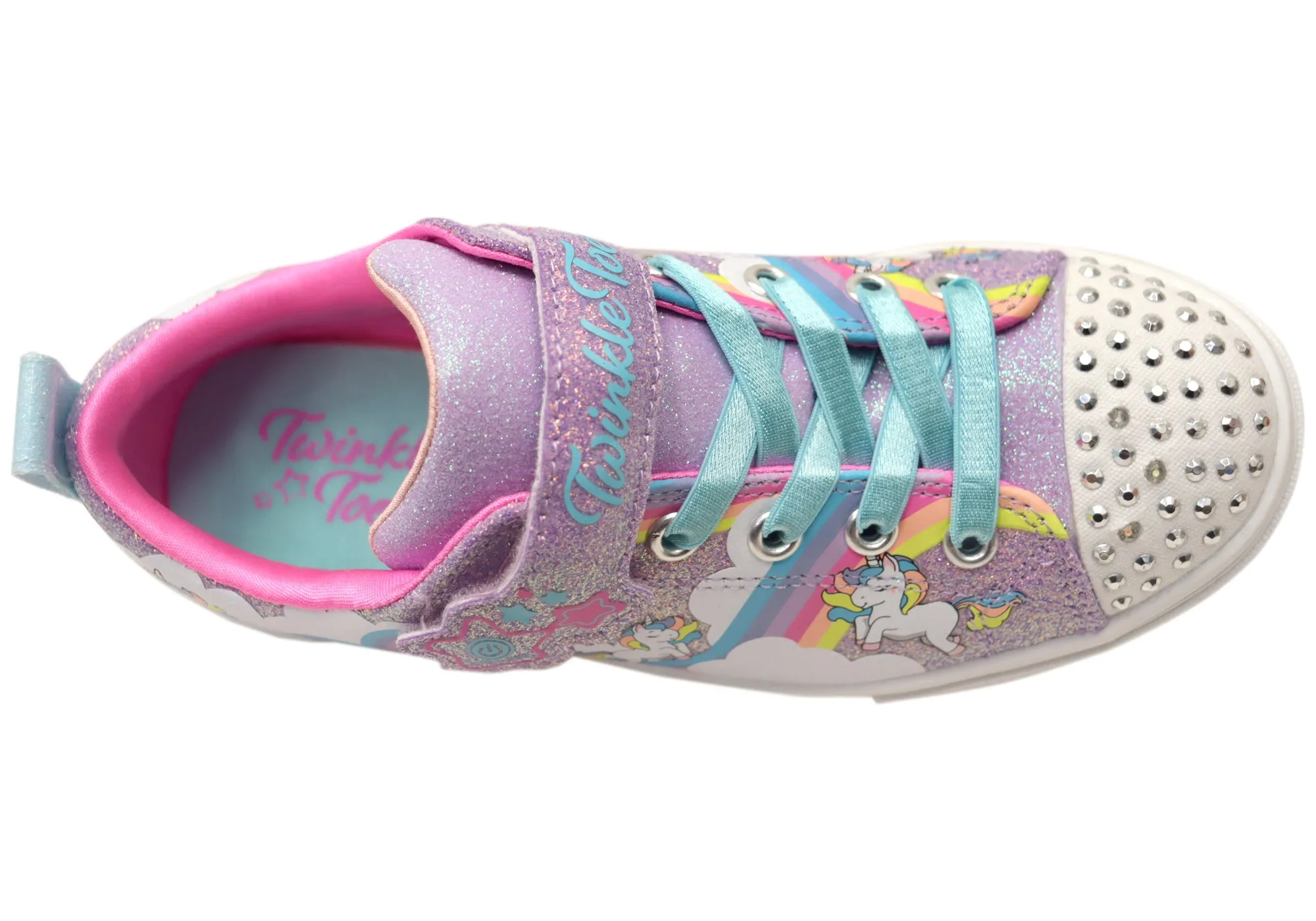 Skechers Filles Enfants Twinkle Toes Twinkle Sparks Chaussures Jumpin Clouds Chaussures Skechers