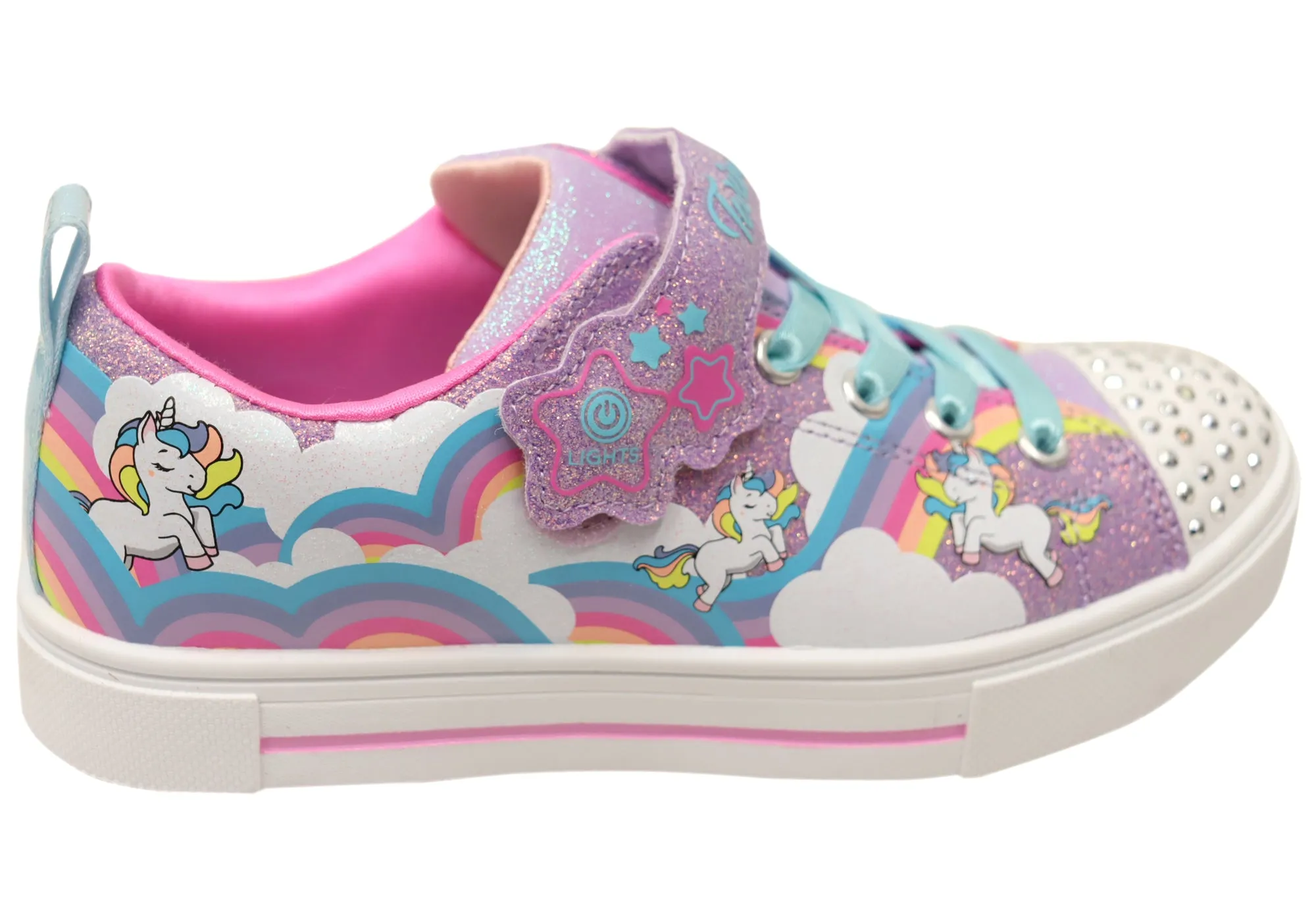 Skechers Filles Enfants Twinkle Toes Twinkle Sparks Chaussures Jumpin Clouds Chaussures Skechers