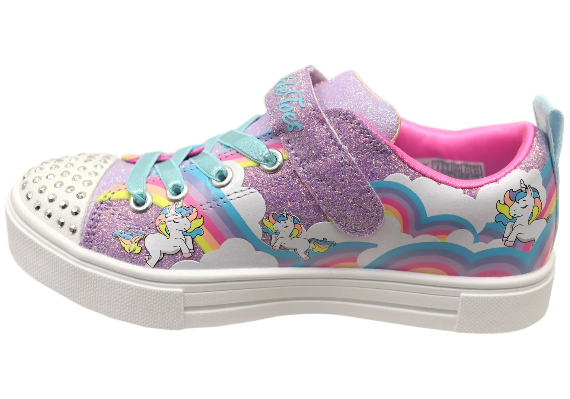 Skechers Filles Enfants Twinkle Toes Twinkle Sparks Chaussures Jumpin Clouds Chaussures Skechers