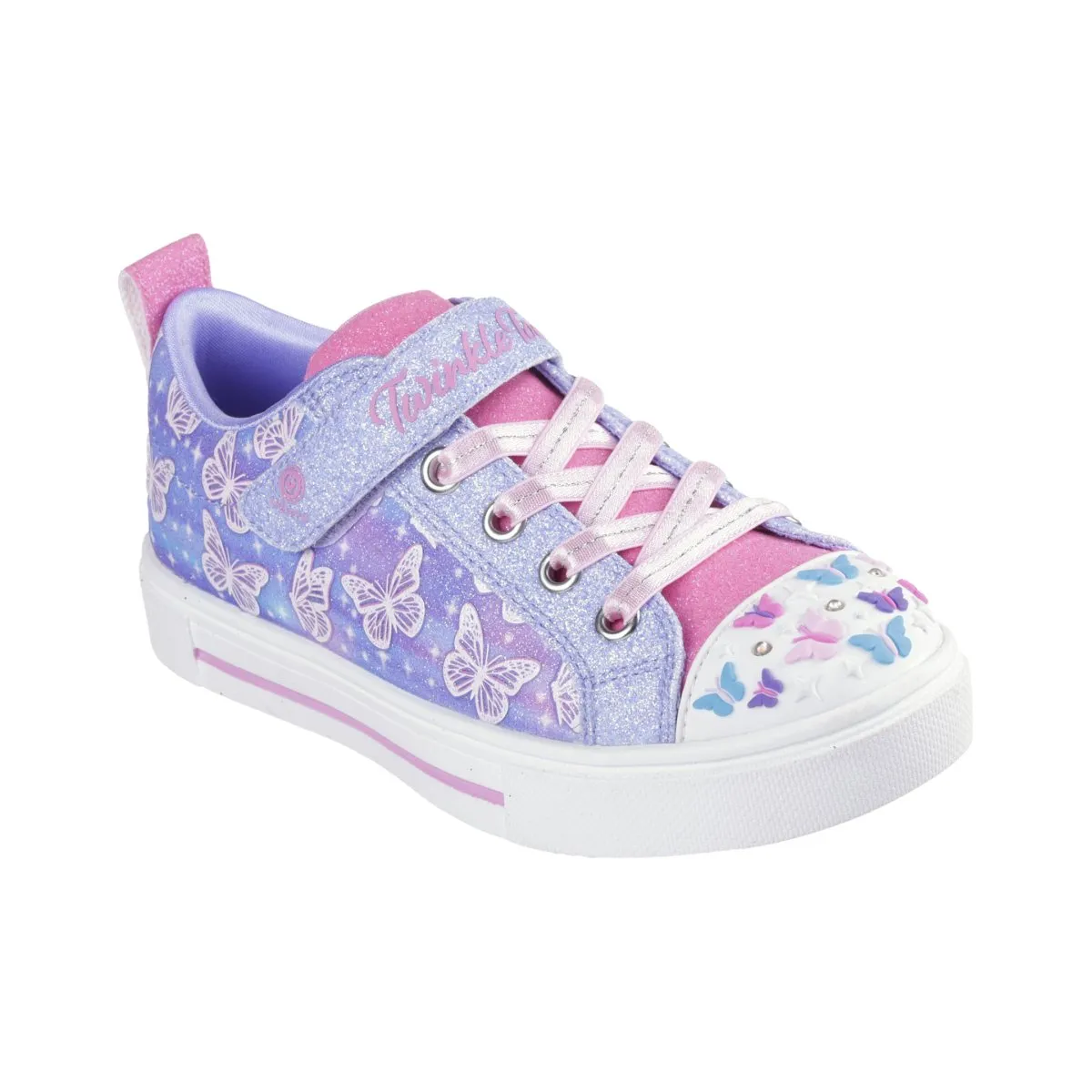 Skechers Fille (Préscolaire) 314813LLVMT Twinkle Toes : Étincelles Scintillantes - Ombre Flottante Lavande/Multicolore