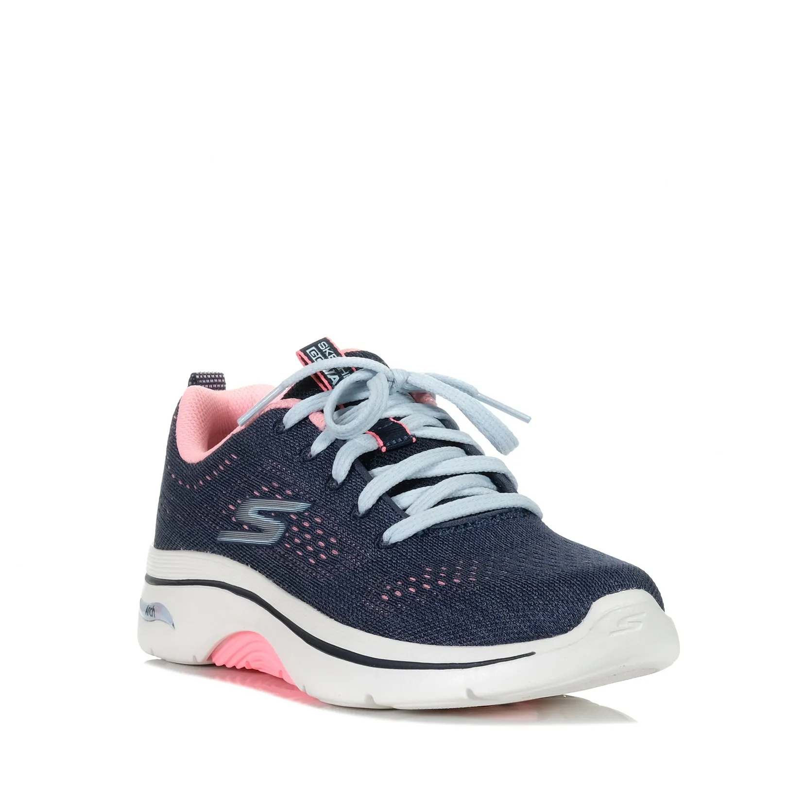 Skechers GOwalk Arch Fit 2.0 - Coucher de soleil éclatant 125311 Marine/Rose vif Chaussures_Skechers